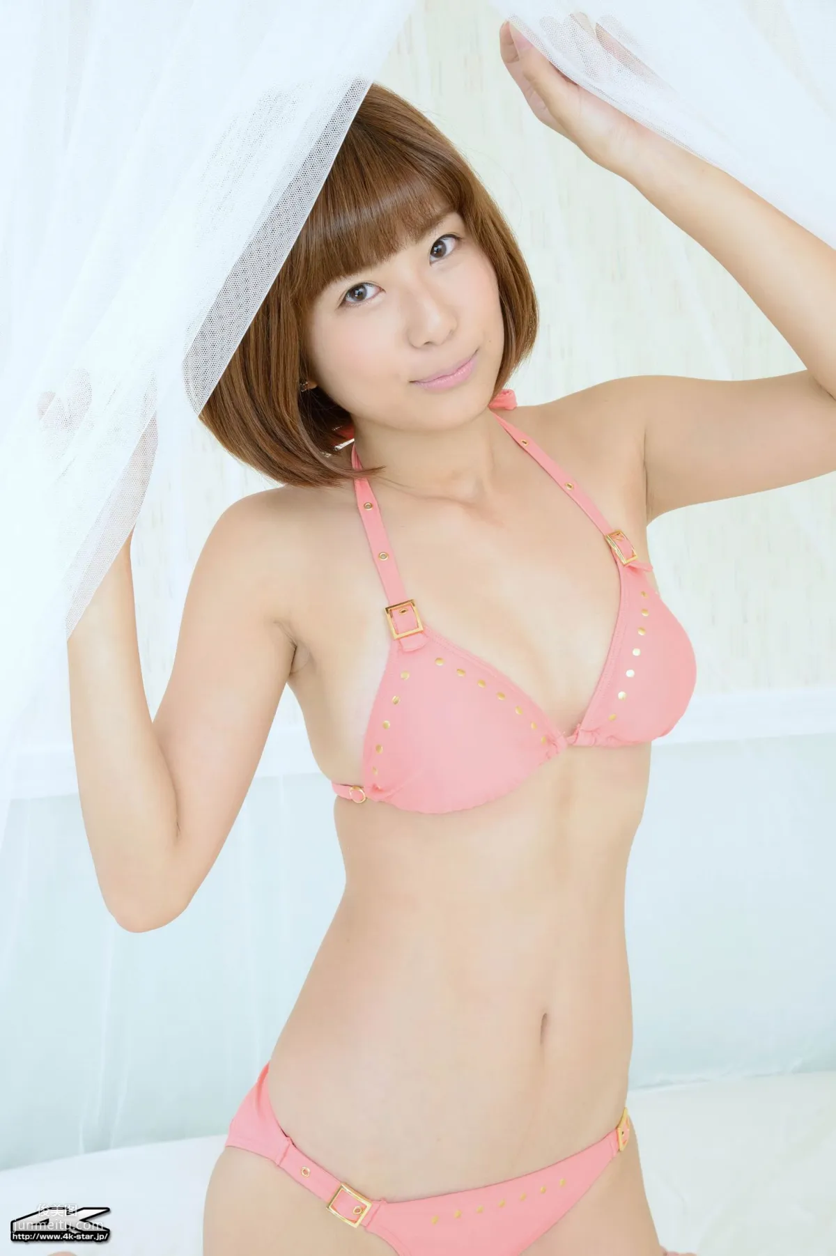 [4K-STAR] NO.00217 天野麻菜 Swim Suits 粉色泳装 写真集64