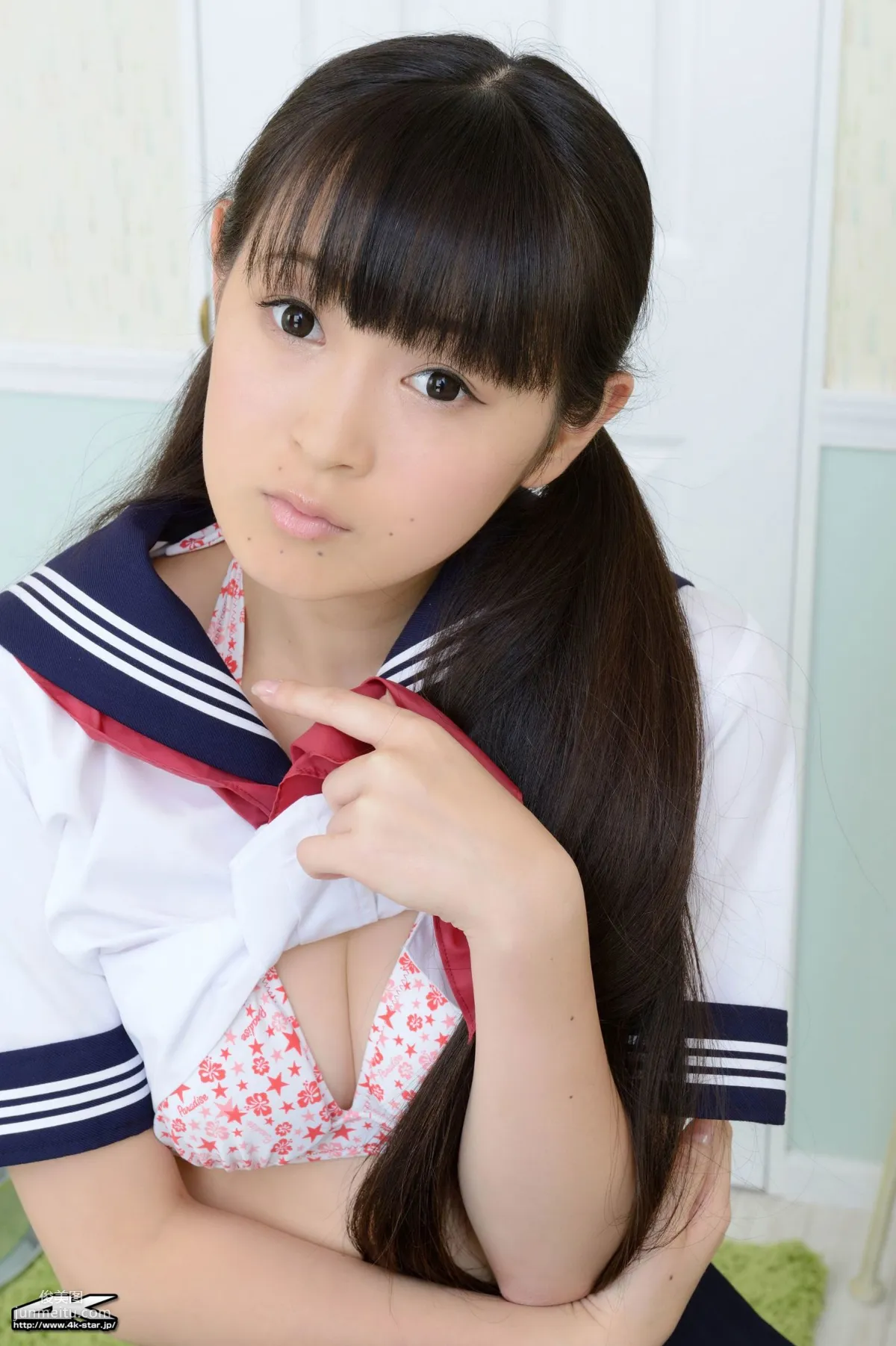 [4K-STAR] NO.00235 桃原里香 School Girl JK制服 写真集35