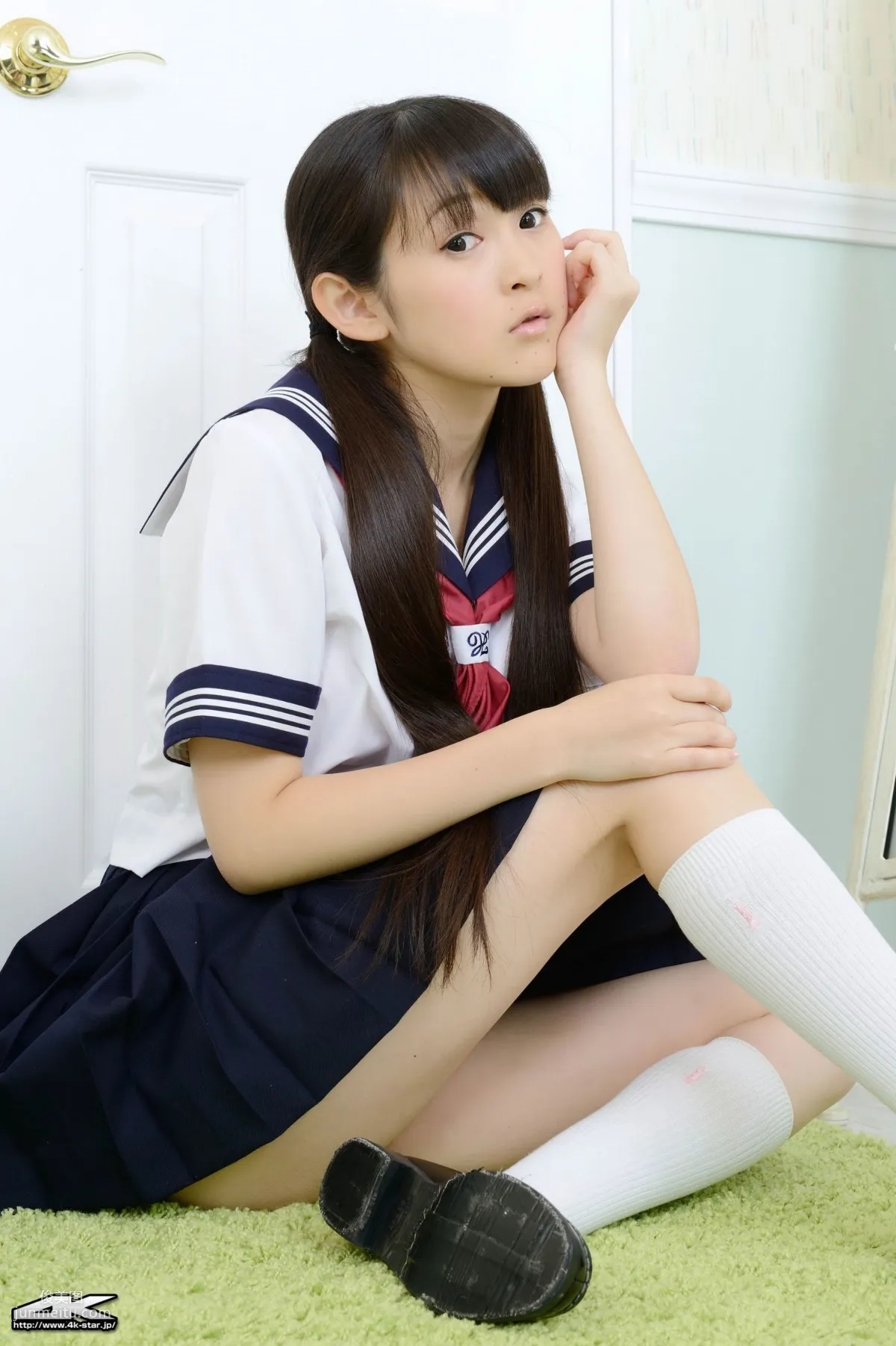 [4K-STAR] NO.00235 桃原里香 School Girl JK制服 写真集25