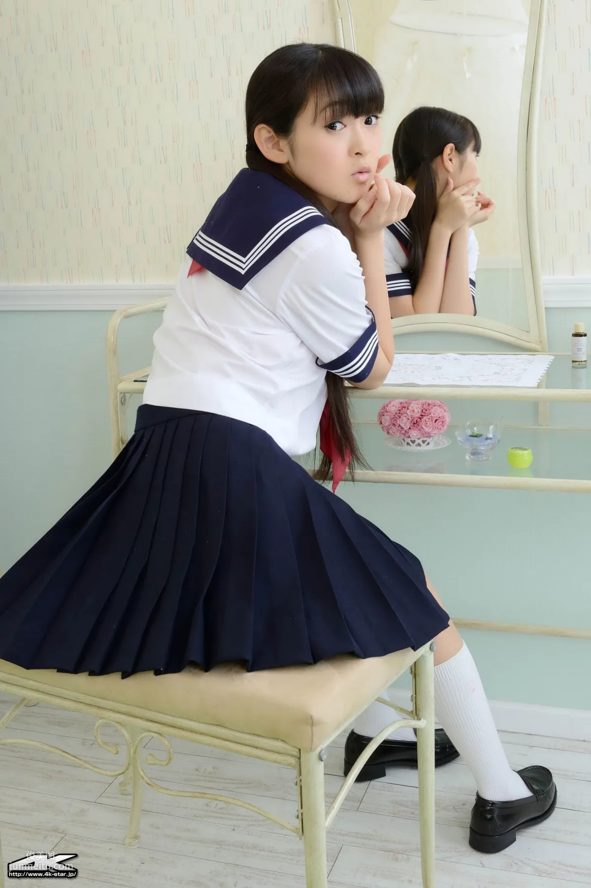 [4K-STAR] NO.00235 桃原里香 School Girl JK制服 写真集29