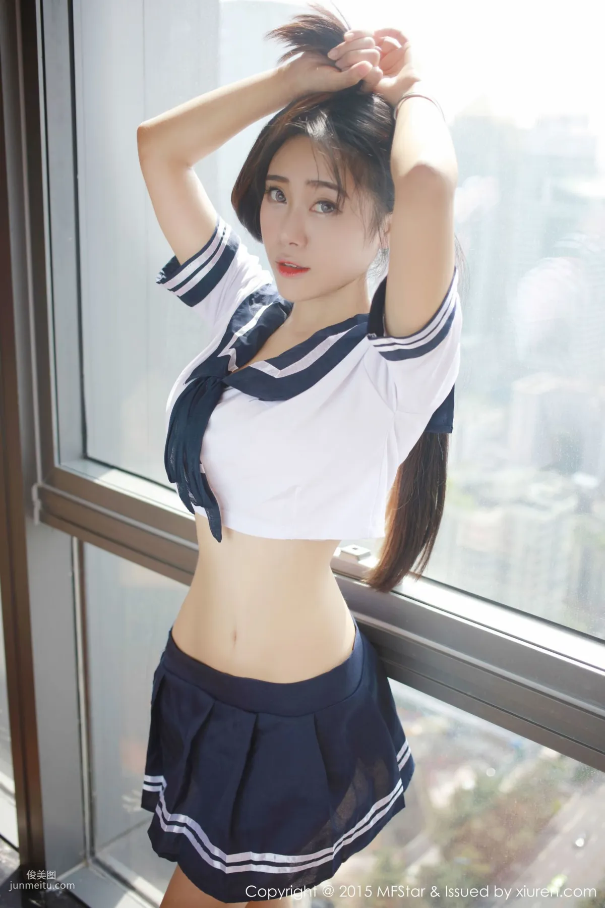 兜豆靓Youlina《3套性感制服系列》 [模范学院MFStar] Vol.032 写真集11