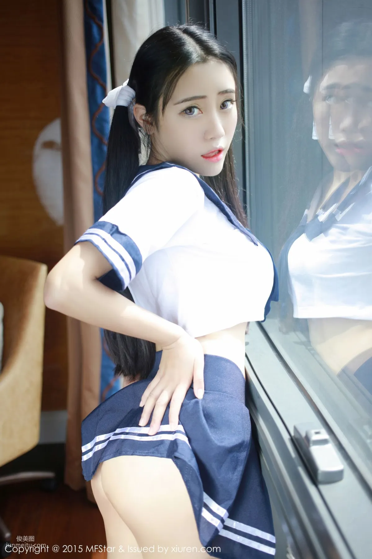 兜豆靓Youlina《3套性感制服系列》 [模范学院MFStar] Vol.032 写真集7