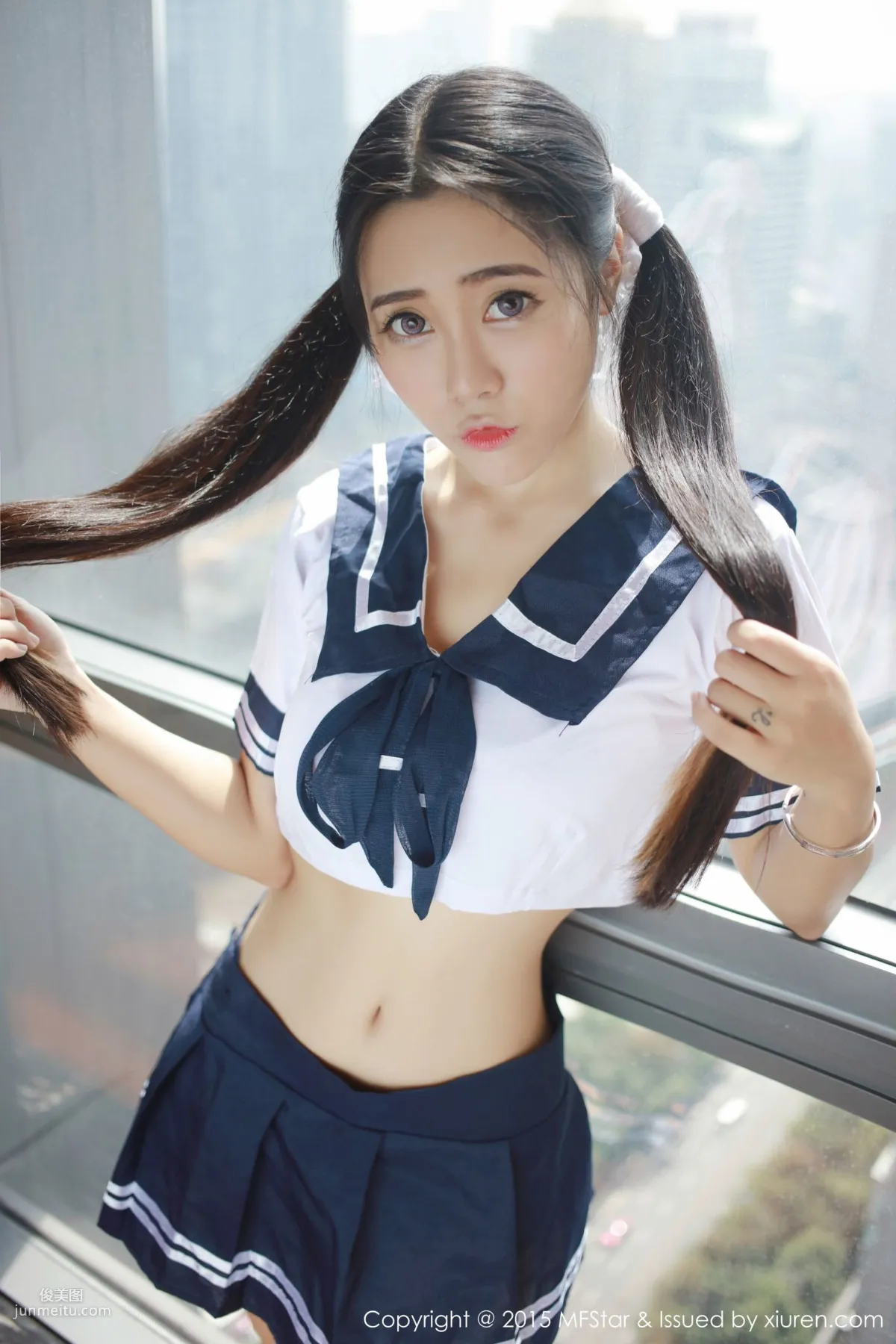 兜豆靓Youlina《3套性感制服系列》 [模范学院MFStar] Vol.032 写真集8