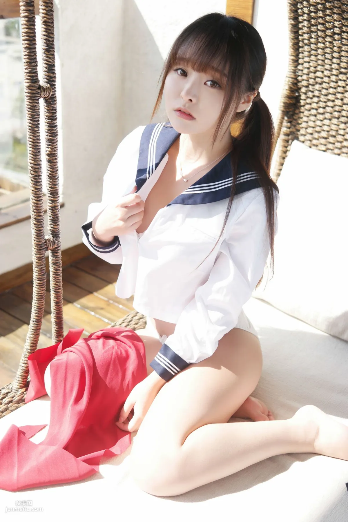 柳侑绮Sevenbaby《大理旅拍》水手服诱惑少女 [模范学院MFStar] Vol.002 写真集25