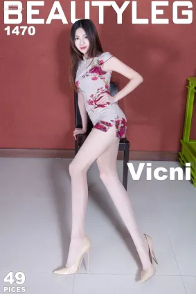 [Beautyleg] No.1470 腿模Vicni 丝袜高跟美腿写真集