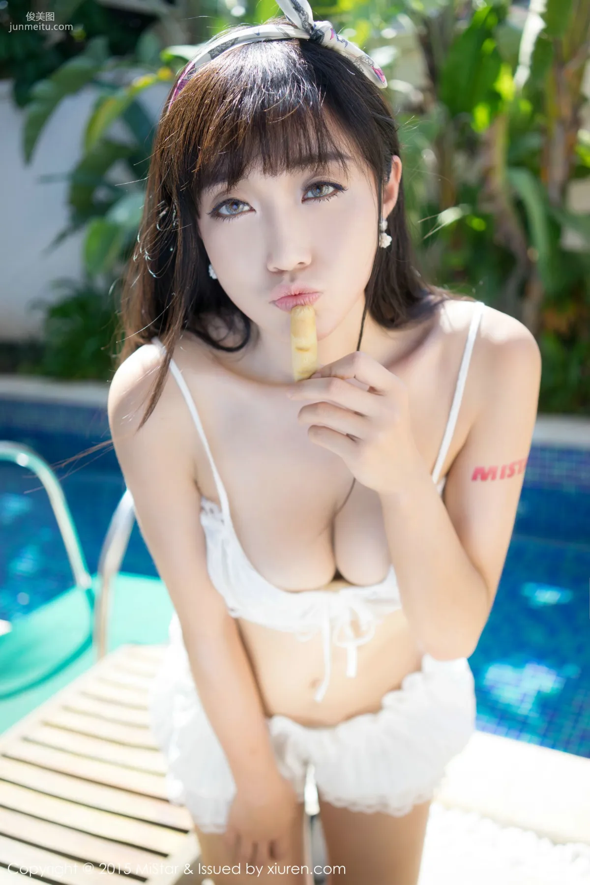 Ashely丽丽《三亚旅拍》性感女仆+海滩系列 [魅妍社MiStar] Vol.018 写真集26