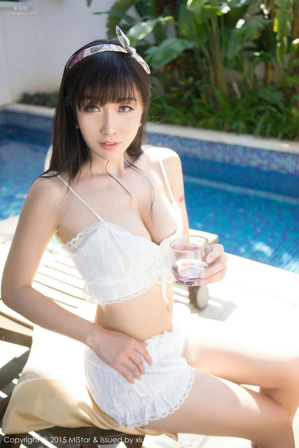 Ashely丽丽《三亚旅拍》性感女仆+海滩系列 [魅妍社MiStar] Vol.018 写真集23