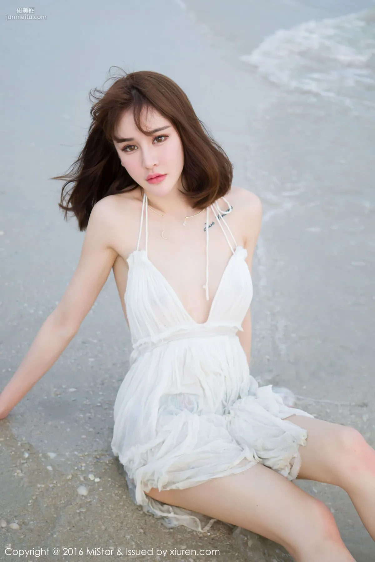 Cheryl青树《海滩湿身+比基尼》 [魅妍社MiStar] Vol.110 写真集33