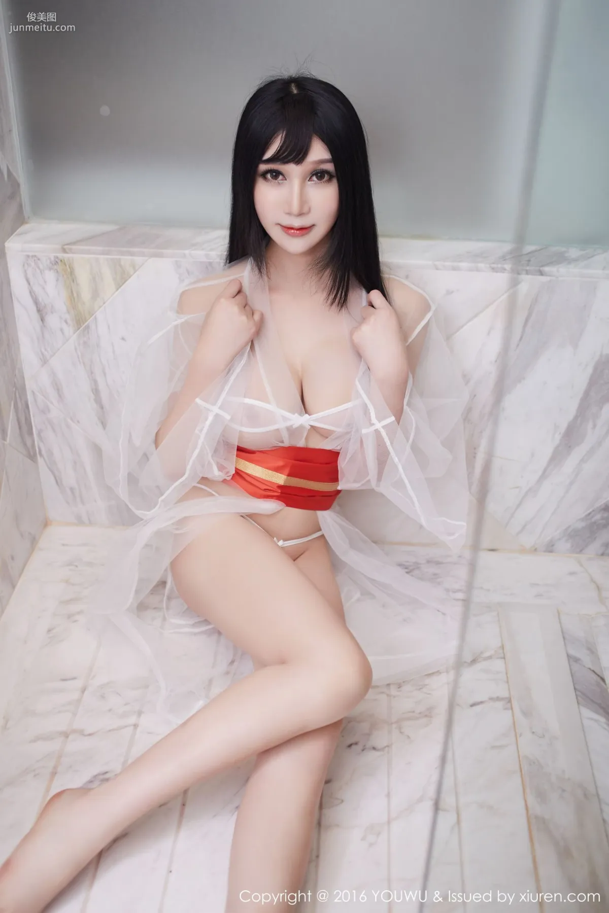 李宓儿《情趣性感内衣+透视薄纱》 [尤物馆YouWu] Vol.003  写真集32