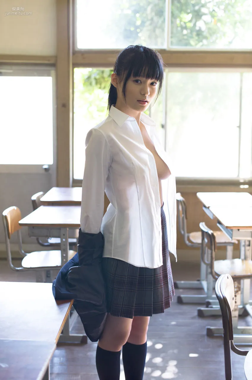 星名美津紀《美少女の制服の中》 [WPB-net] No.151 写真集123