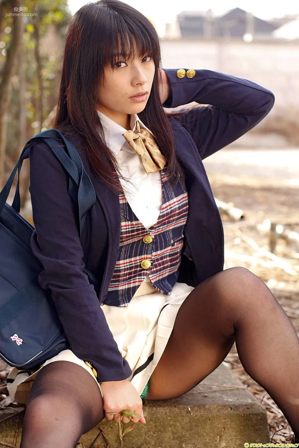 [DGC] NO.820 Megumi Haruno 春野恵 制服美少女天国 写真集20