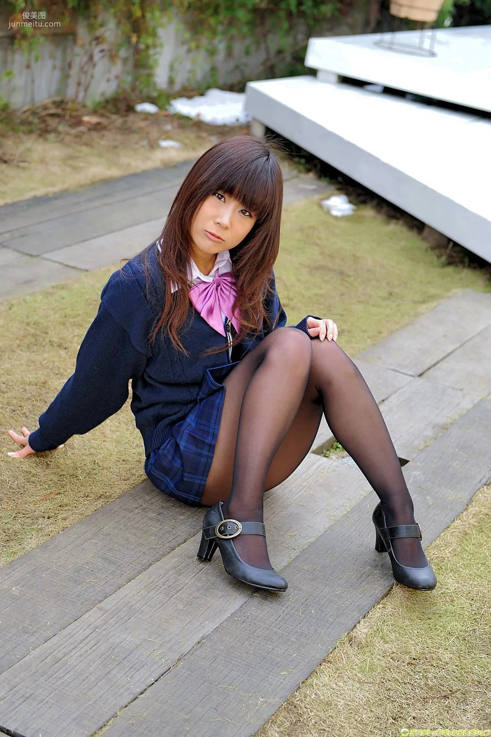 [DGC] NO.831 Mikoto Sakura 佐倉みこと 制服美少女天國 写真集23