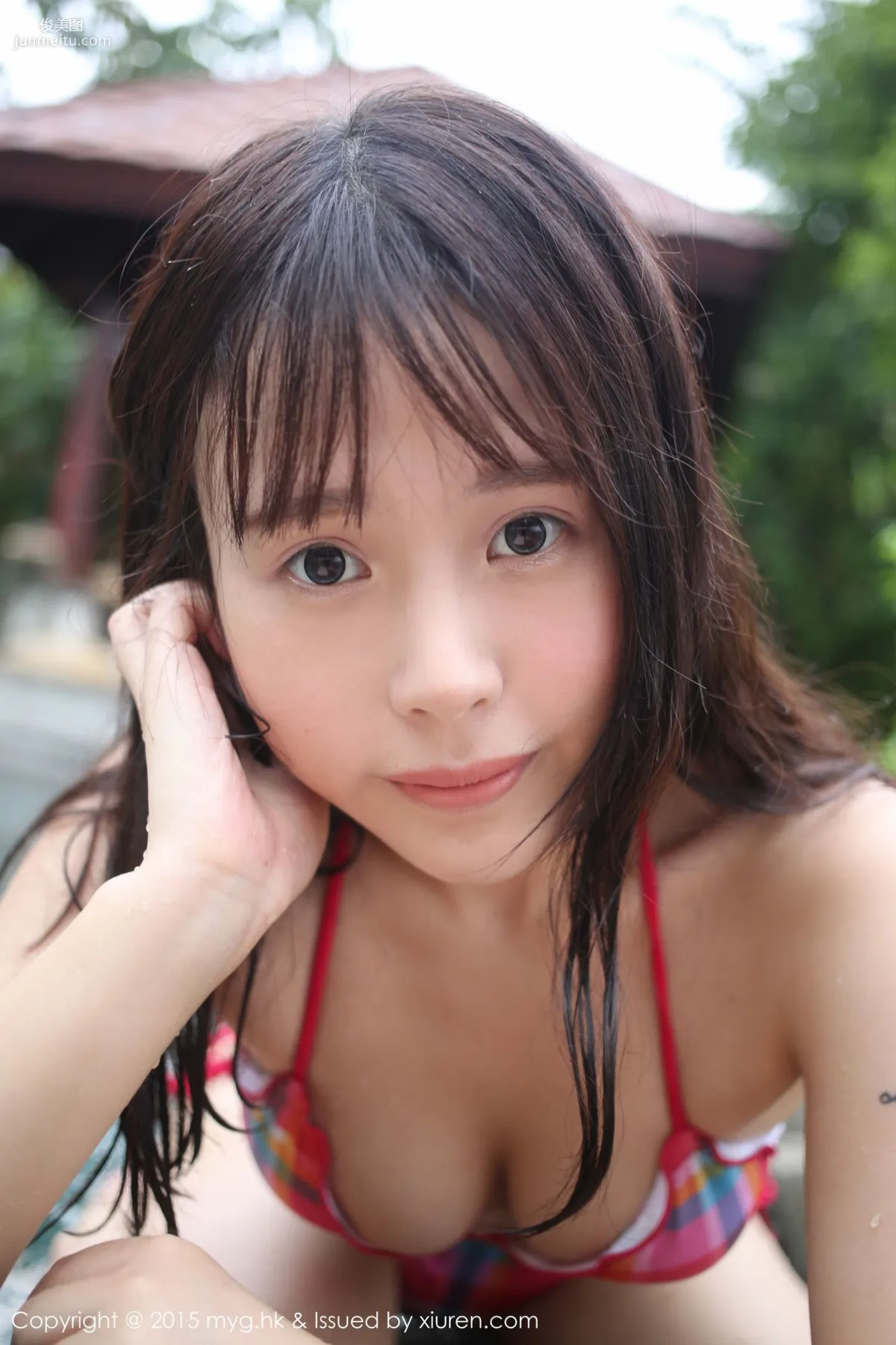 Evelyn艾莉《大胆比基尼湿身外拍》 [美媛馆MyGirl] Vol.186 写真集27