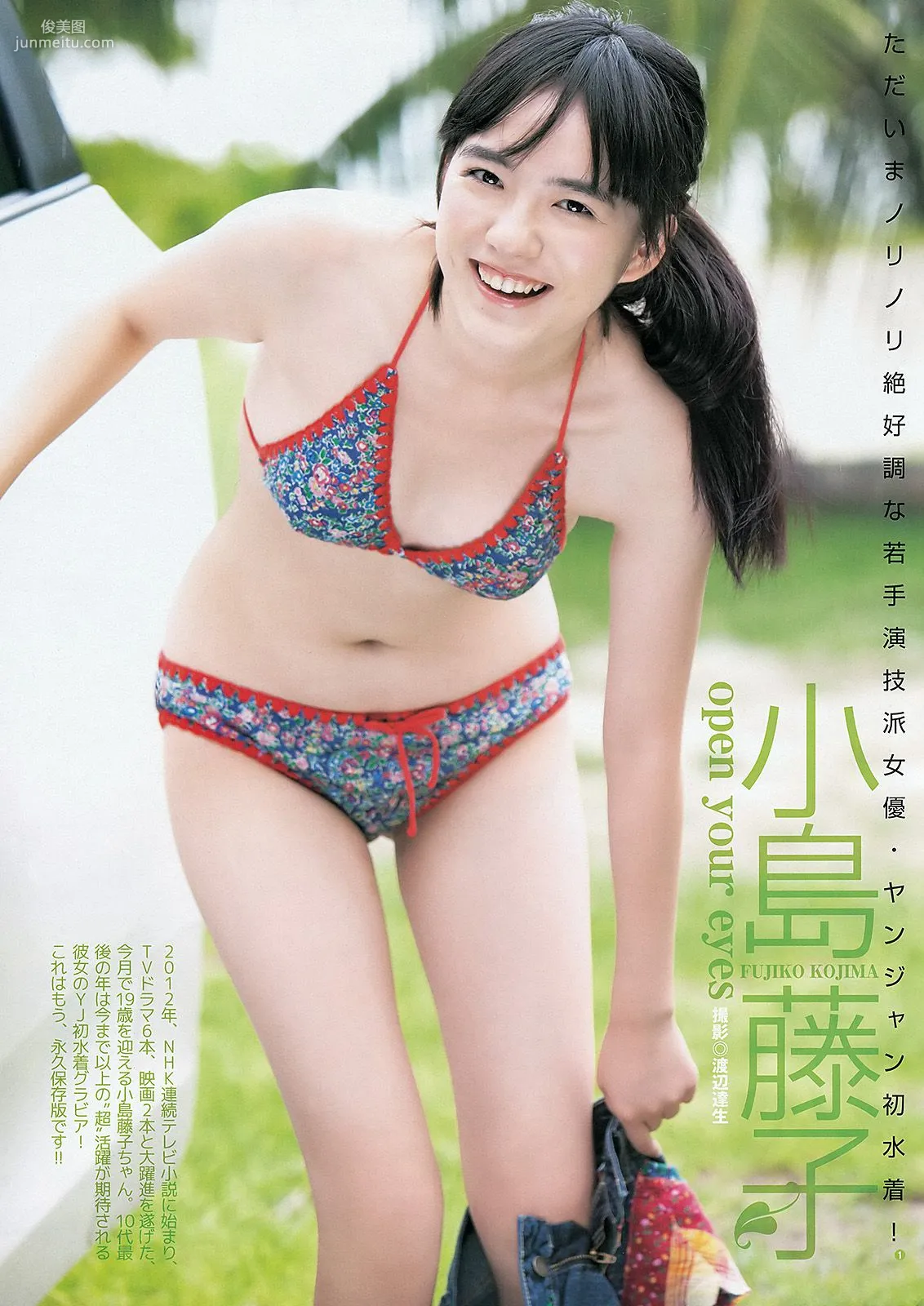 真野恵里菜 AKB48 小島藤子 [Weekly Young Jump] 2013年No.01 写真杂志13