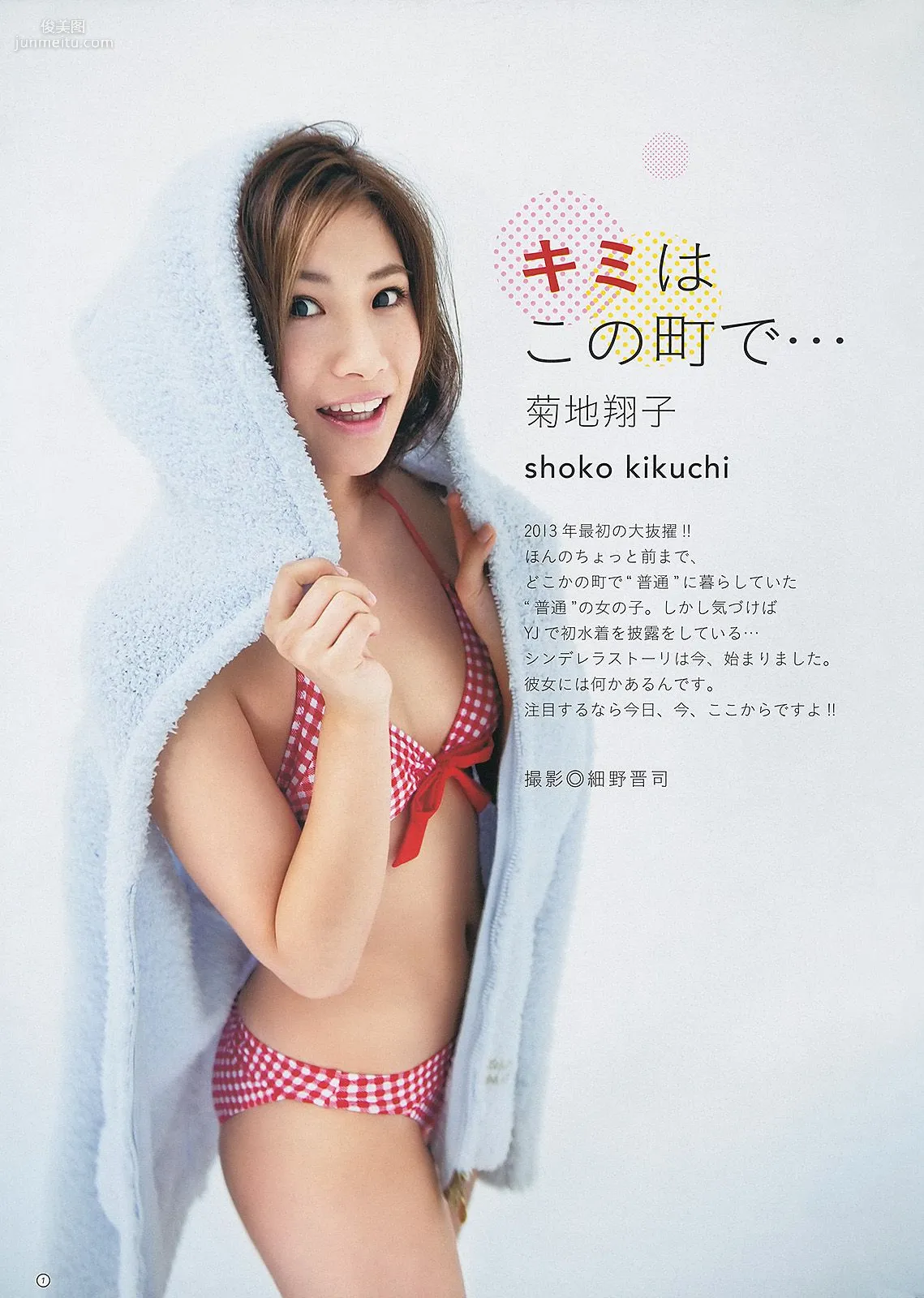 小嶋陽菜 入山杏奈 菊地翔子 [Weekly Young Jump] 2013年No.13 写真杂志15
