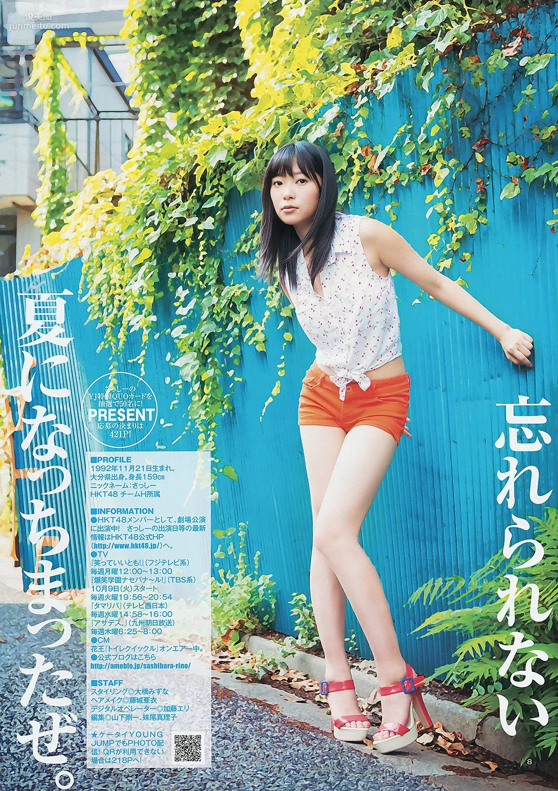 指原莉乃 NMB48(吉田朱里・矢倉楓子) 日南響子 [Weekly Young Jump] 2012年No.43 写真杂志9