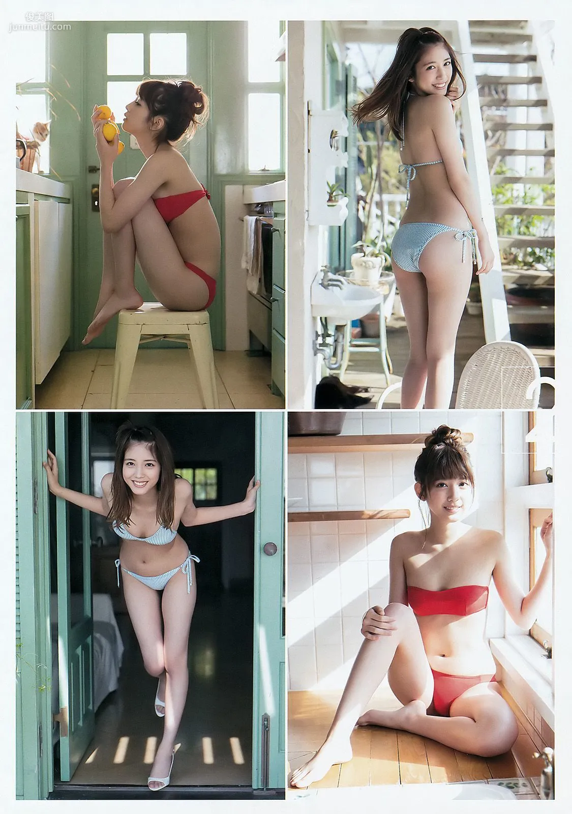 馬場ふみか 松田るか [Weekly Young Jump] 2015年No.52 写真杂志10