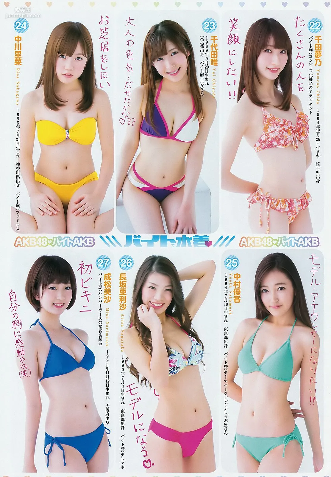 小瀨田麻由 飯豊まりえ バイトAKB [Weekly Young Jump] 2015年No.03 写真杂志6