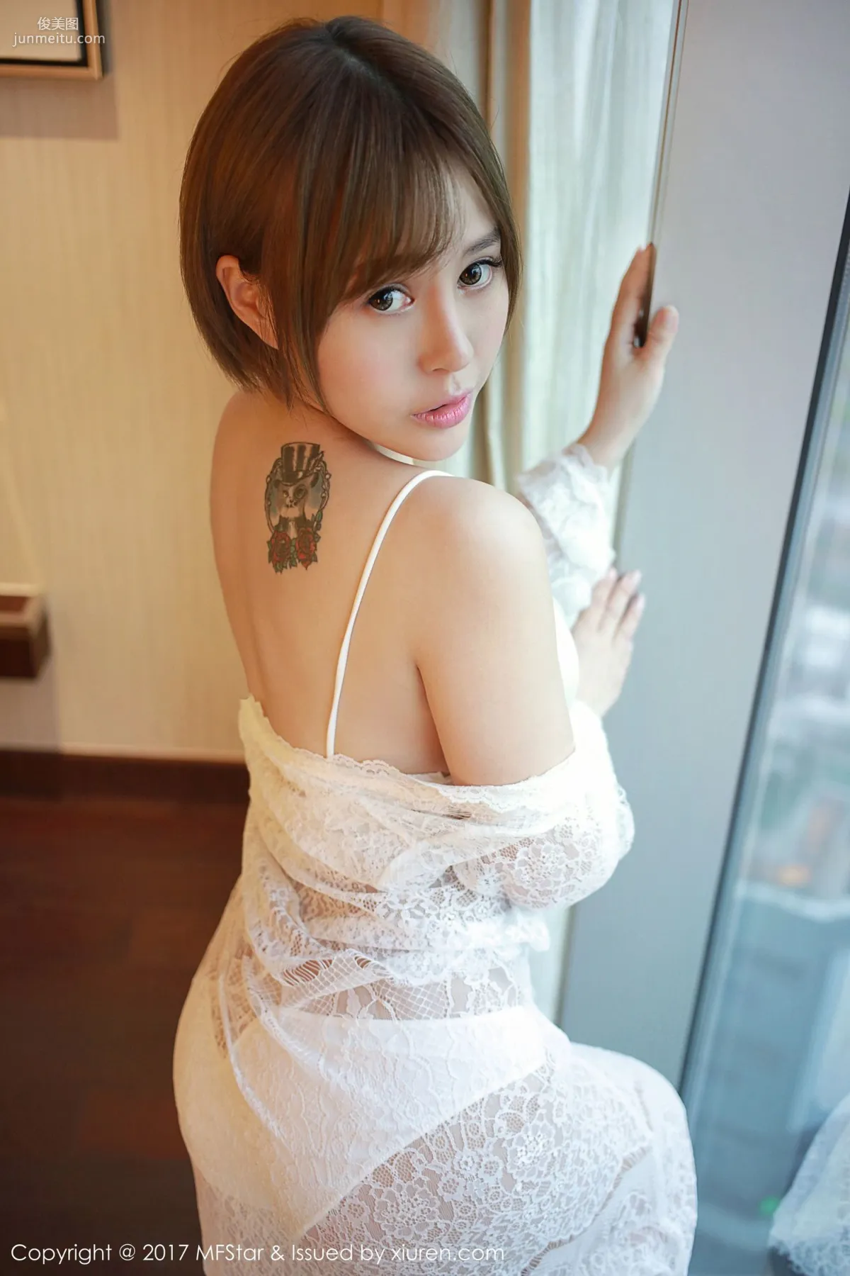 Evelyn艾莉《蕾丝半透内衣》 [模范学院MFStar] Vol.099 写真集15