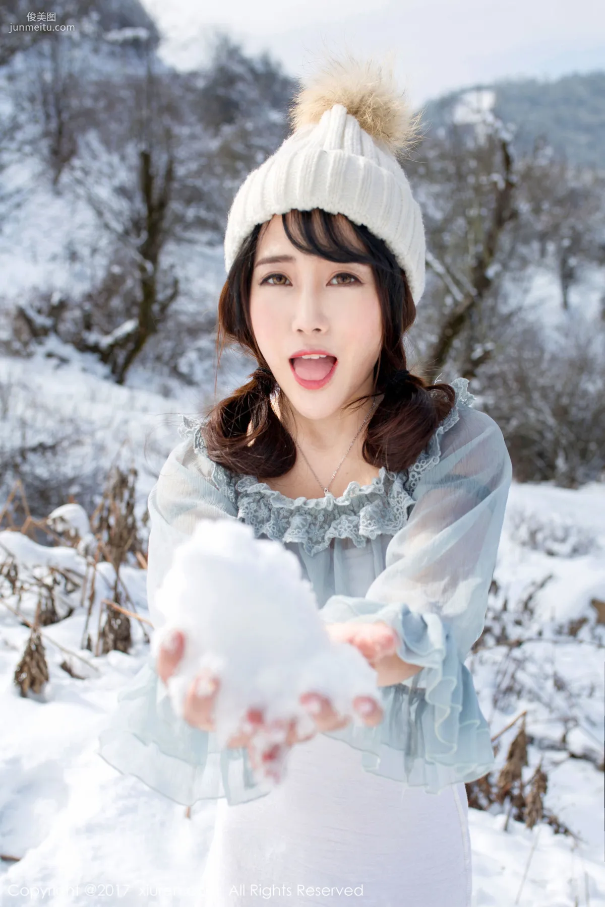 兜豆靓Youlina《冬天雪地人体摄影》 [秀人网XIUREN] No.720 写真集35