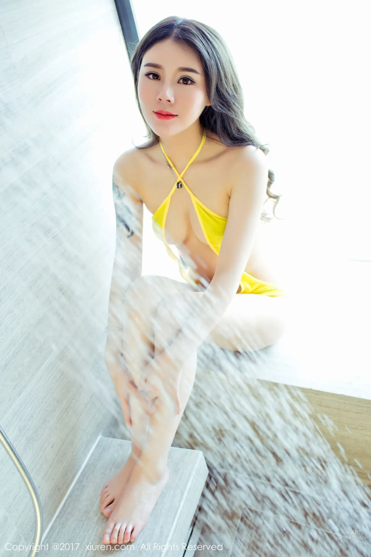 爱丽莎Lisa《旗袍诱惑+浴室性感》 [秀人网XIUREN] No.763 写真集41