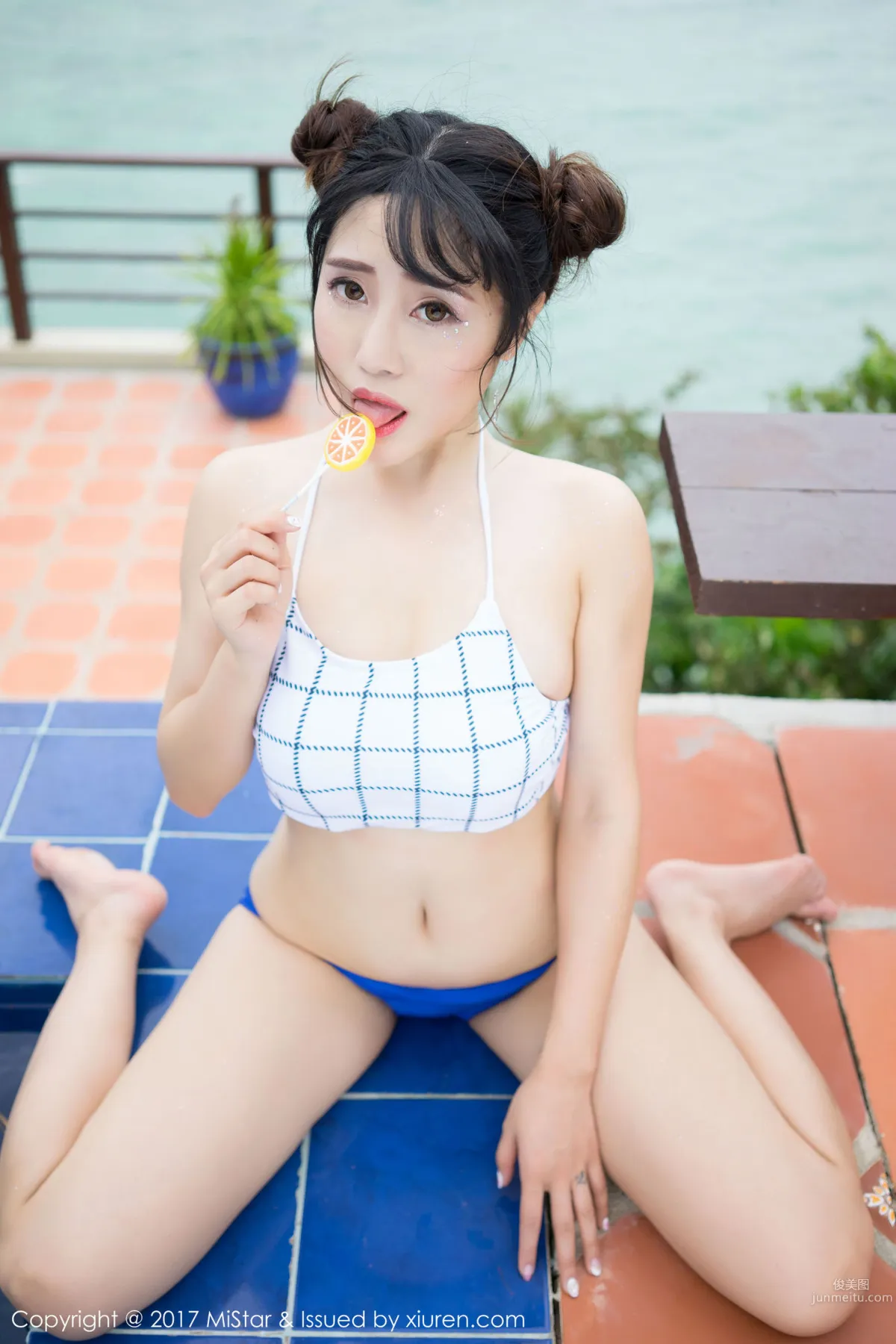 兜豆靓Youlina《和服诱惑+比基尼系列》 [魅妍社MiStar] VOL.149 写真集33