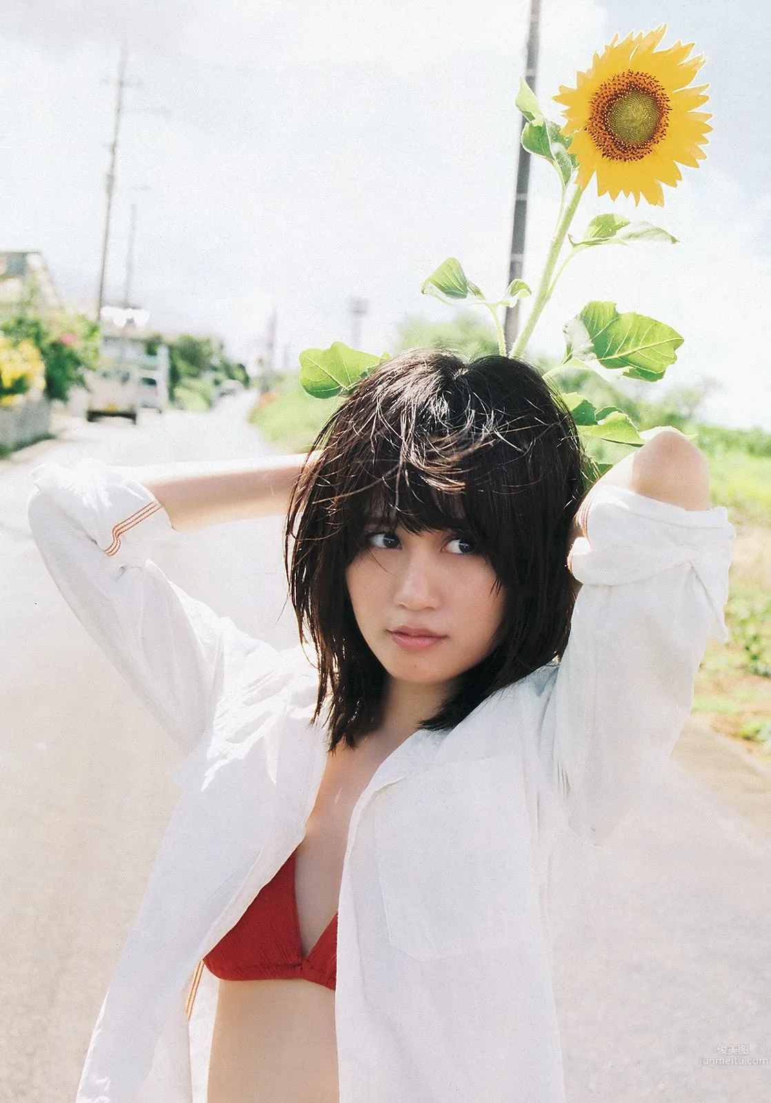 AKB48 前田敦子 梨里杏 岡田紗佳 [Weekly Playboy] 2012年No.36 写真杂志10