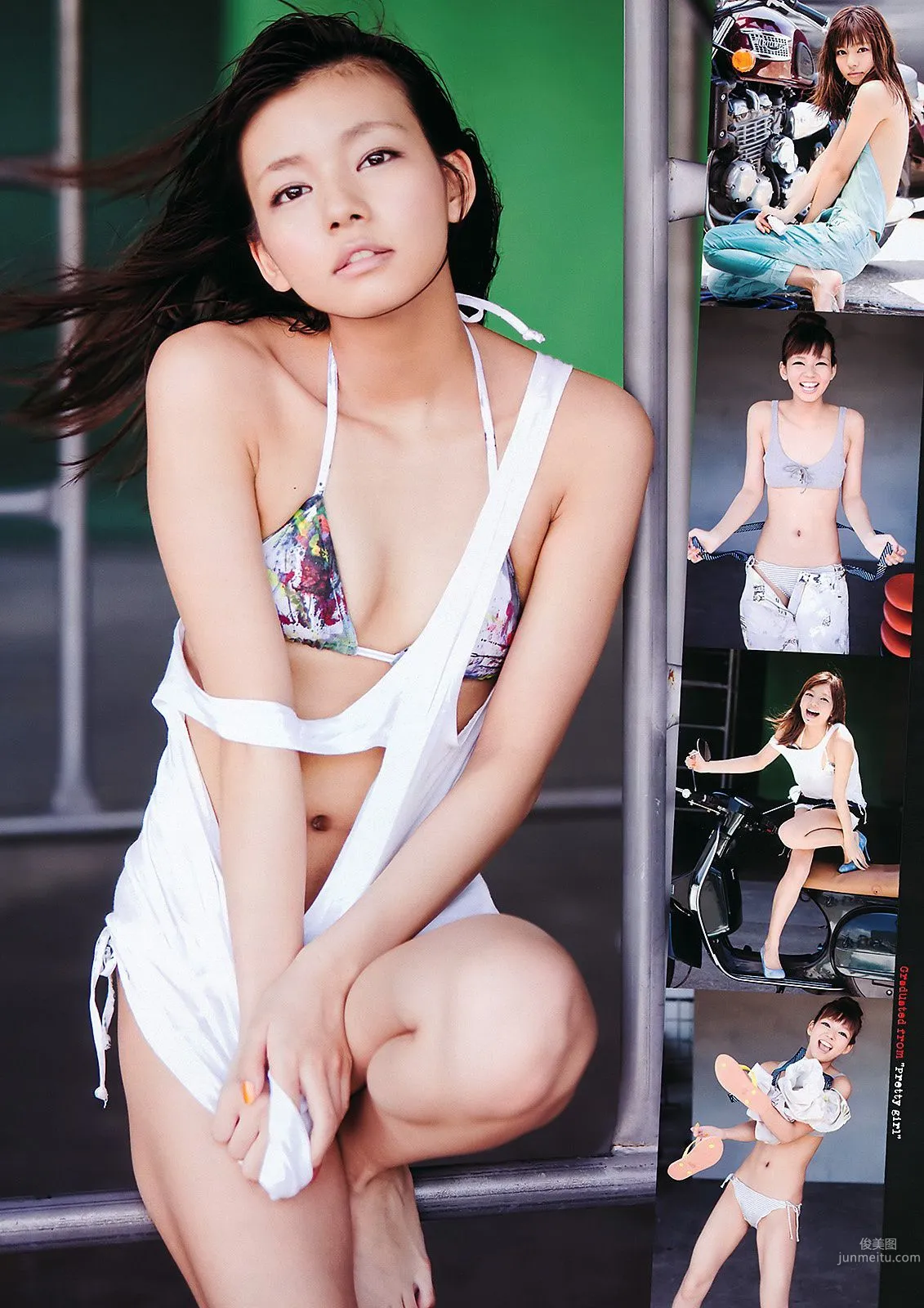 AKB48 にわみきほ 足立梨花 田中みな実 吹石一恵 吉木りさ [Weekly Playboy] 2011年No.34-35 写真杂志9