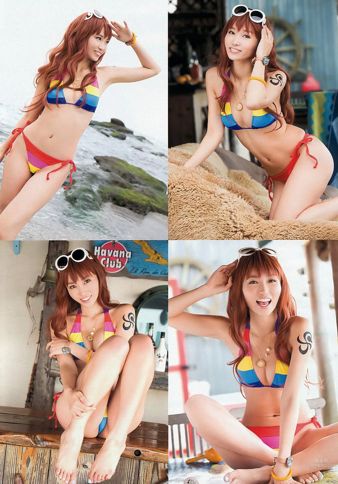 吉木りさ 紗綾 杉原杏璃 鈴木ふみ奈 原幹恵 SKE48 [Weekly Playboy] 2012年No.52 写真杂志3