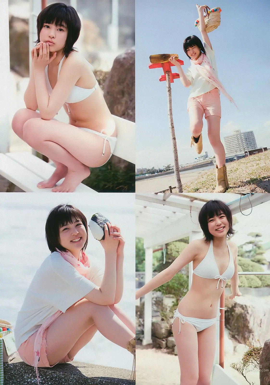 佐々木希 柏木由紀 篠崎愛 荒井萌 [Weekly Playboy] 2010年No.17 写真杂志15