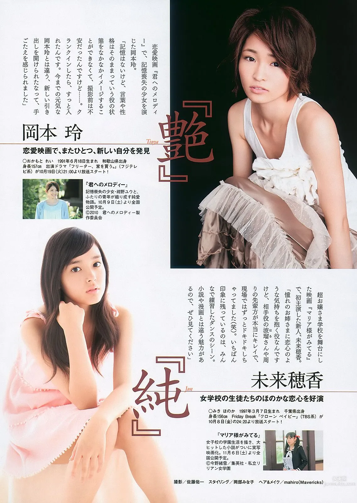 逢沢りな 川村ゆきえ 周韦彤 森田美位子 可愛きょうこ [Weekly Playboy] 2010年No.41 写真杂志33