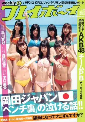 AKB48 黒川芽以 森田涼花 木口亜矢 [Weekly Playboy] 2010年No.29 寫真雜志
