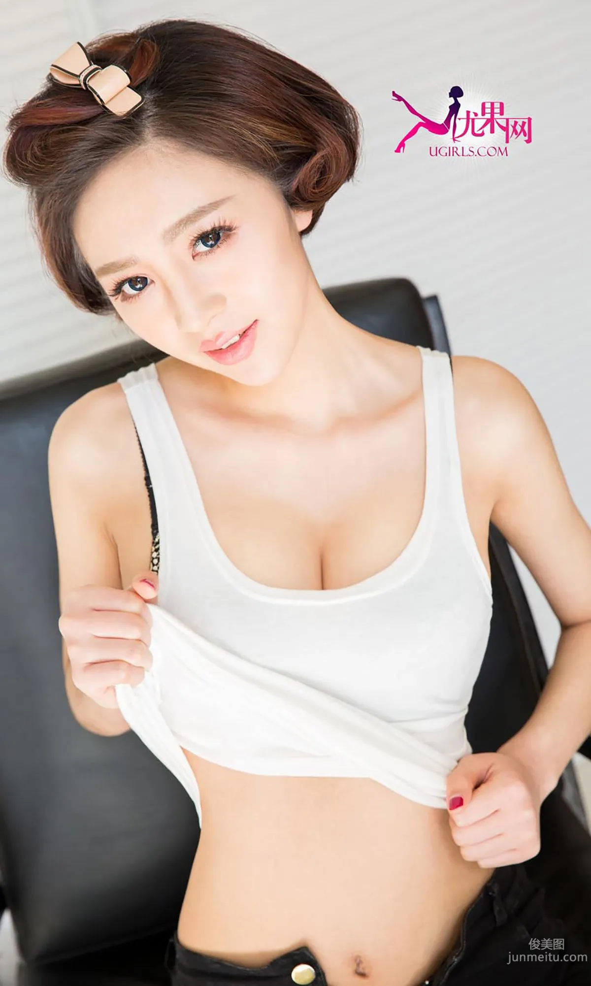 文静《短发俏佳人》 [爱尤物Ugirls] No.291 写真集9