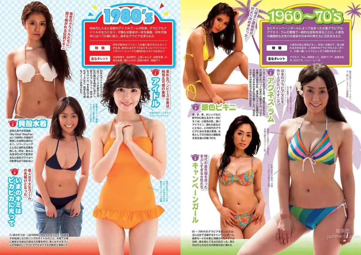 篠崎愛 稲村亜美 杉原杏璃 長澤茉里奈 [Weekly Playboy] 2016年No.27 写真杂志12