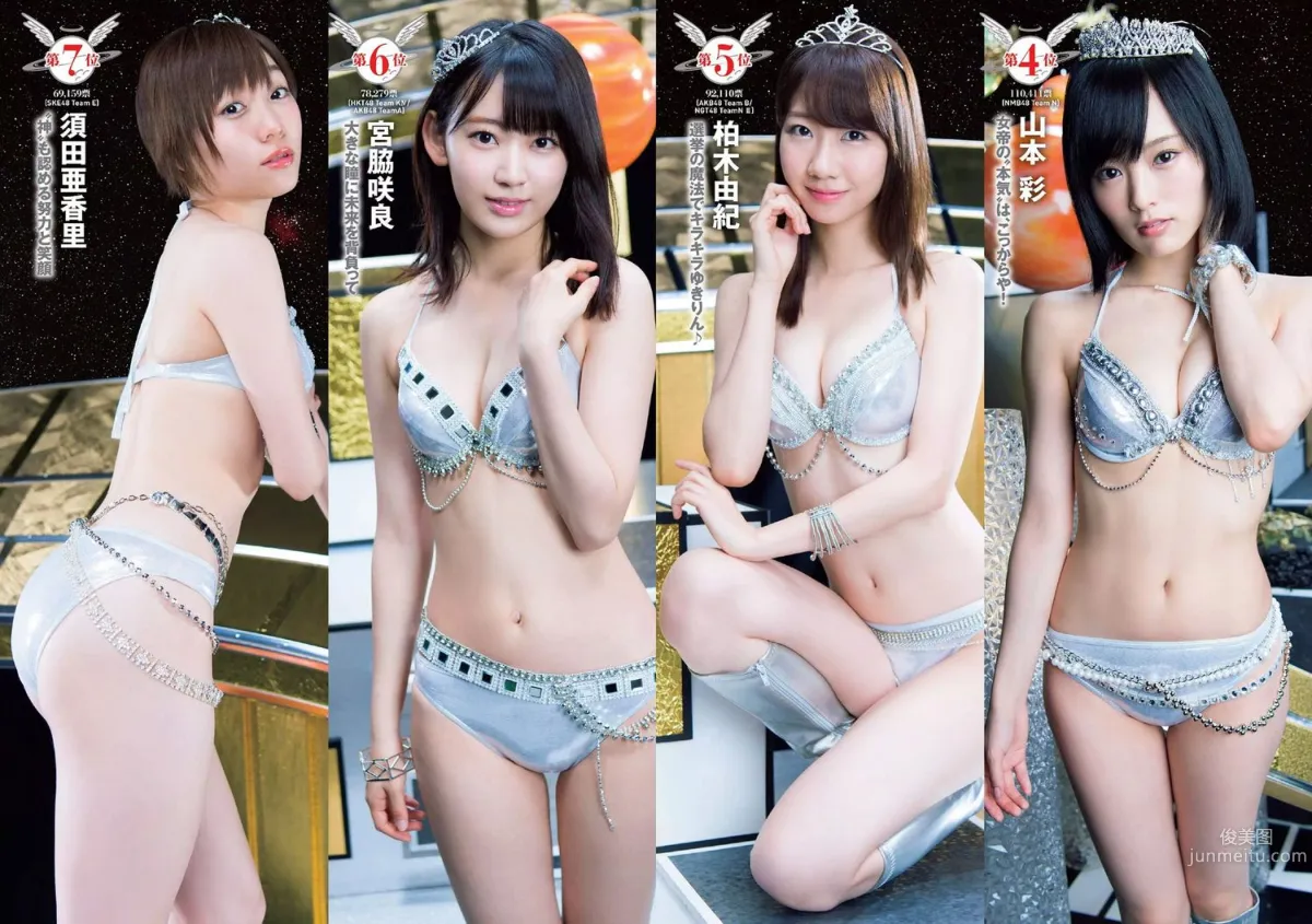 AKB48 佐野ひなこ 坂口佳穂 小島瑠璃子 内田理央 早瀬あや [Weekly Playboy] 2016年No.33 写真杂志5