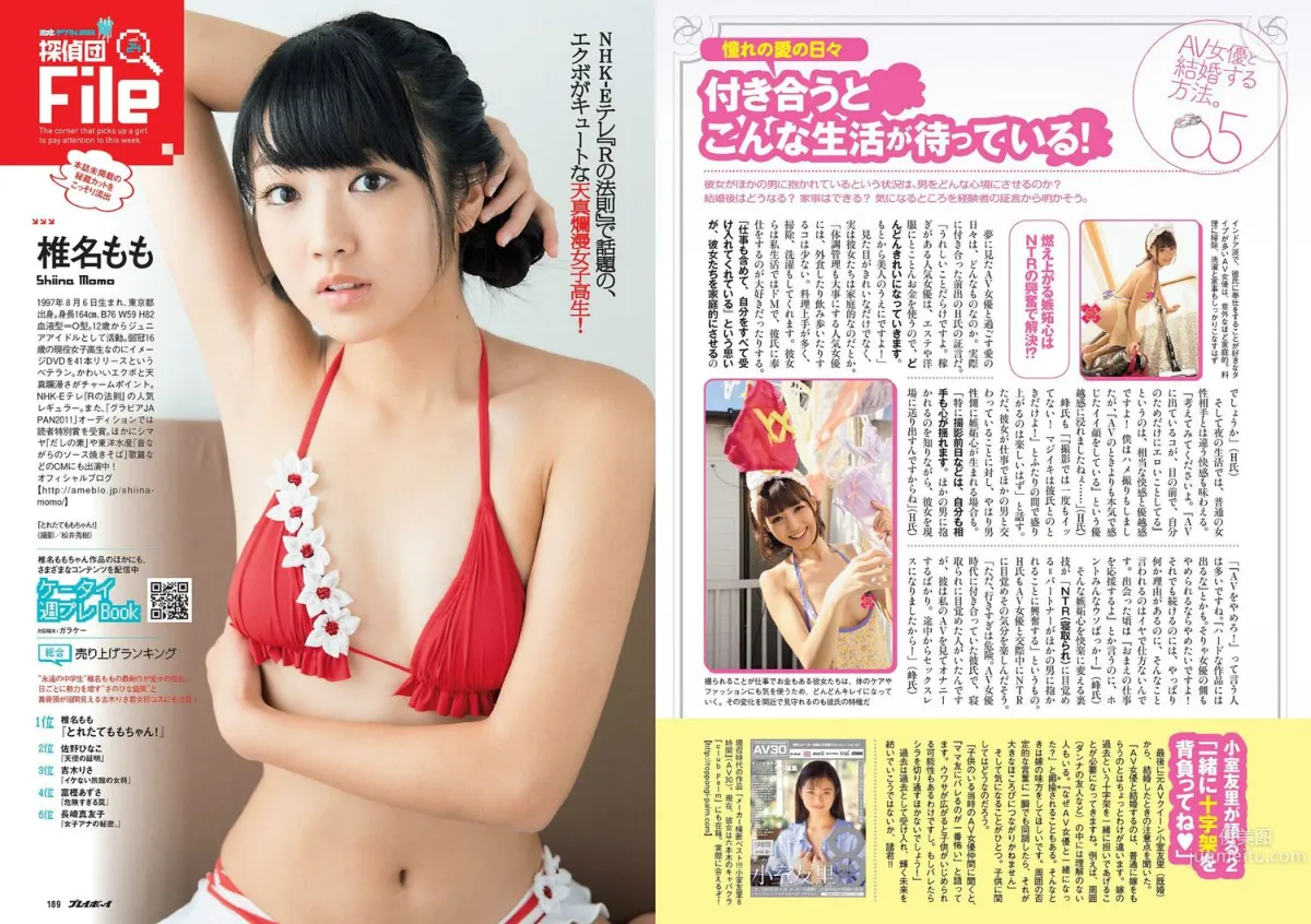 磯山さやか 浜田翔子 宮脇咲良 後藤まりこ 夏菜 護あさな しほの涼 [Weekly Playboy] 2014年No.08 写真杂志32