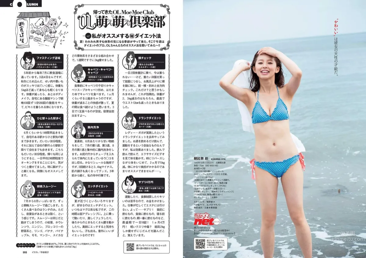 華原朋美 滝口ひかり 時東ぁみ 朝比奈彩 松井玲奈 須藤凜々花 [Weekly Playboy] 2015年No.30 写真杂志19