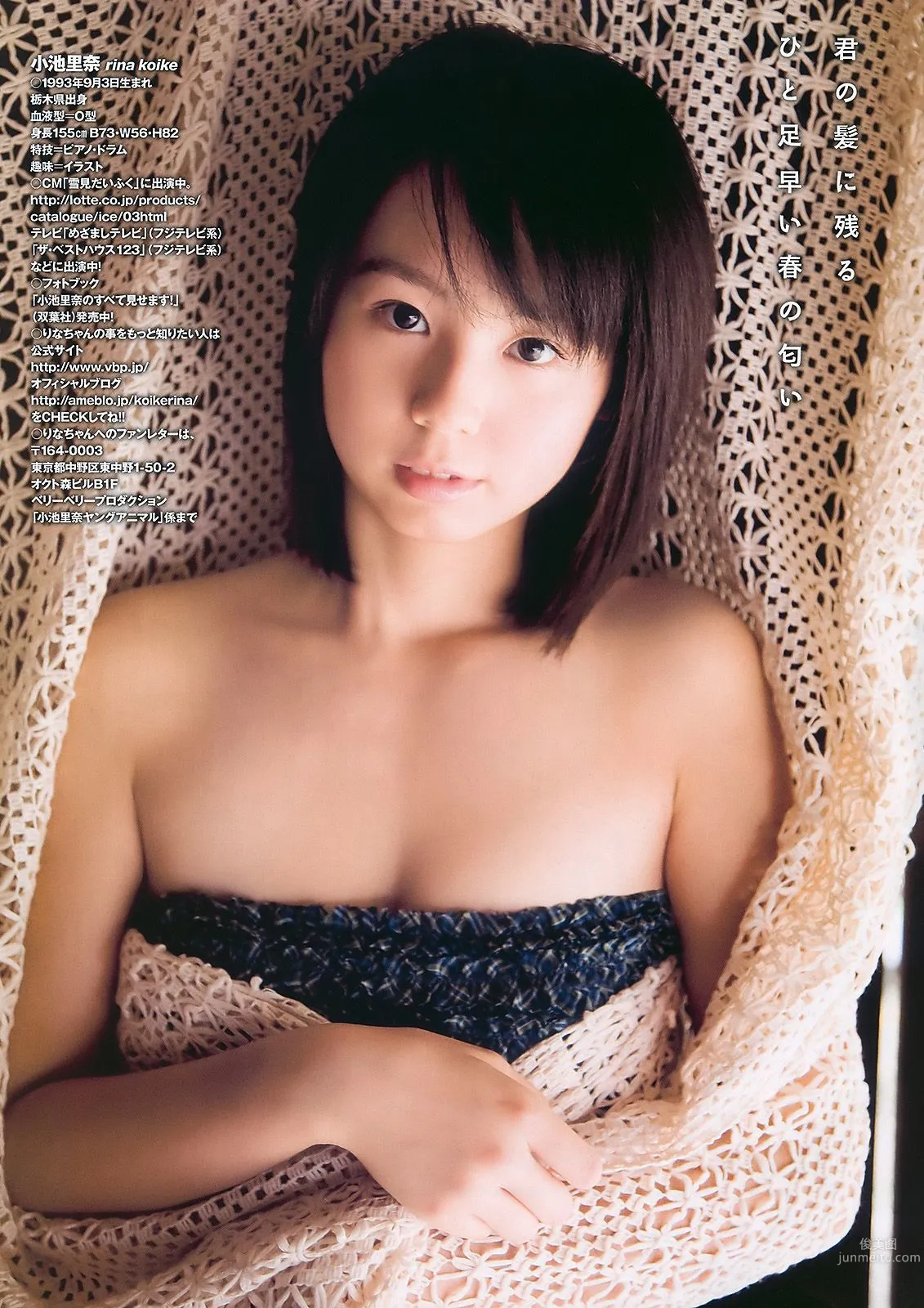 河西智美 板野友美 宮崎美穂 小池里奈 [Young Animal] 2010年No.04 写真杂志16