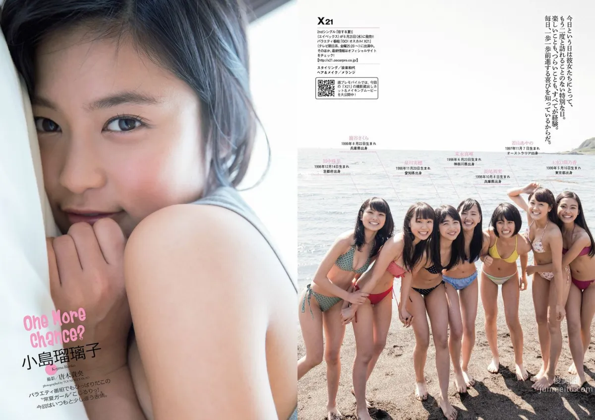 中村アン 吉住はるな 向井地美音 X21 小島瑠璃子 おかもとまり 橋本マナミ 青山ひかる [Weekly Playboy] 2014年No.23 写真杂志14