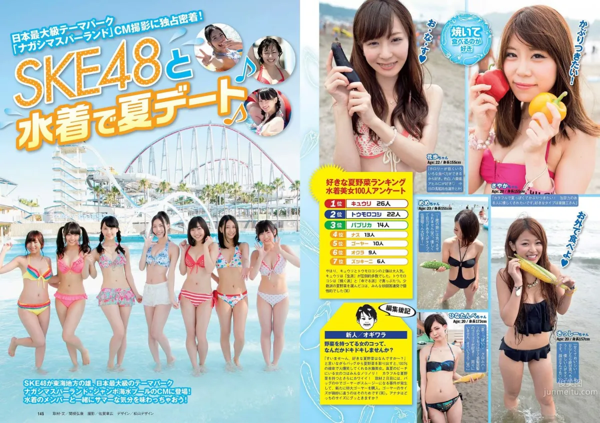 渡辺麻友 杉本有美 石橋杏奈 筧美和子 SKE48 中田彩 葉月ゆめ [Weekly Playboy] 2014年No.36 写真杂志22