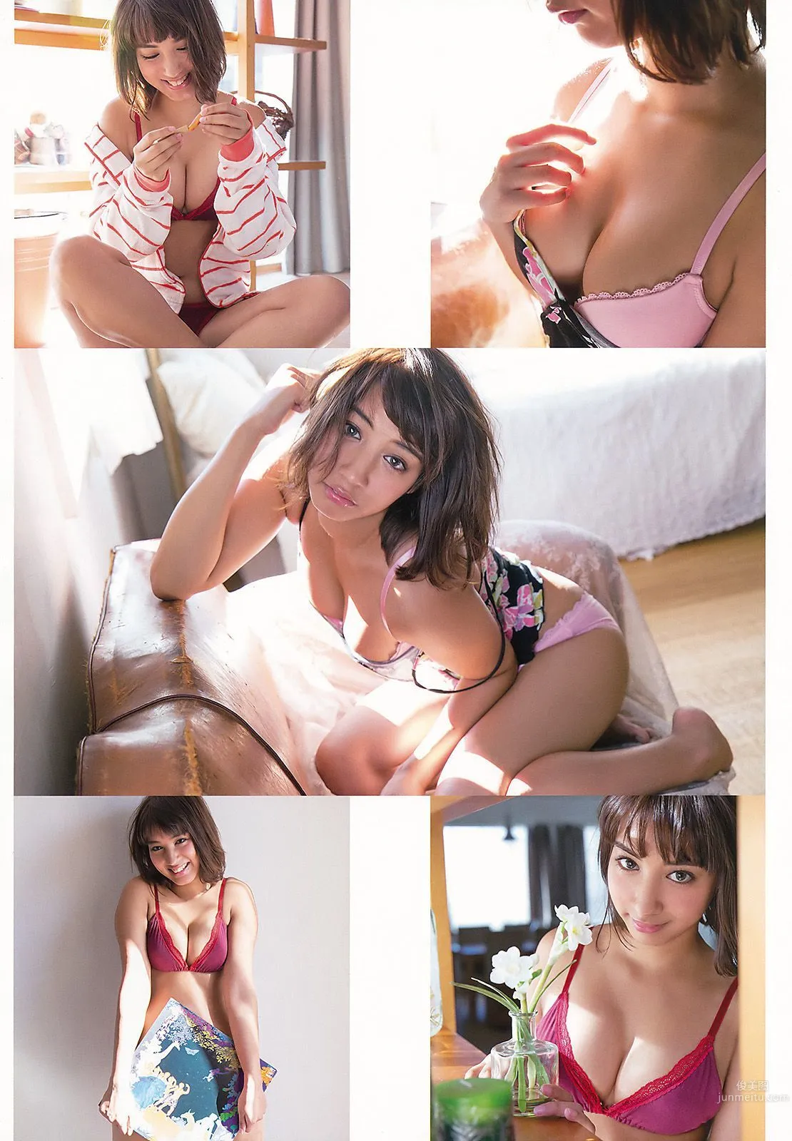 小宮有紗 河井玲奈 水沢心愛 菜乃花 牧野紗弓 [Young Animal] 2017年No.05 写真杂志32