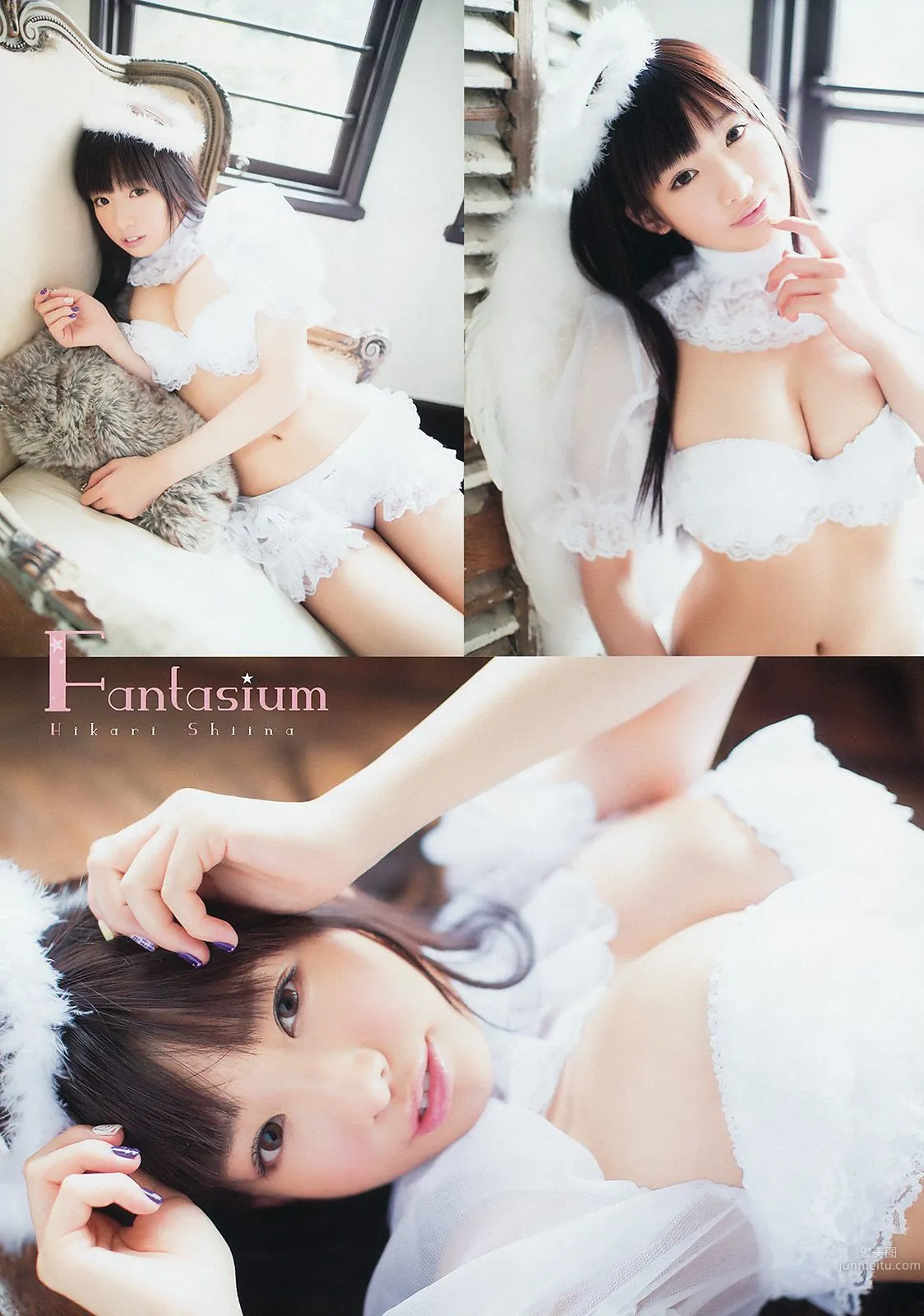 松川佑依子 椎名ひかり [Young Animal] 2015年No.03 写真杂志12