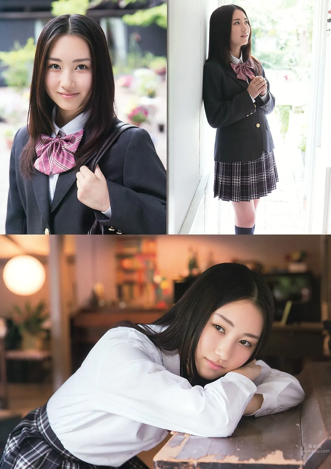 安枝瞳 小宮有紗 谷口愛理 京佳 田中日南乃 籠谷さくら [Young Animal] 2015年No.12 写真杂志31