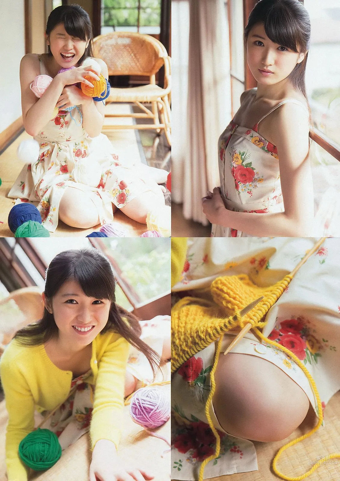 大場美奈 秋山美穂 金子栞 Akira 小松ひな 百川晴香 [Young Animal] 2014年No.23 写真杂志12