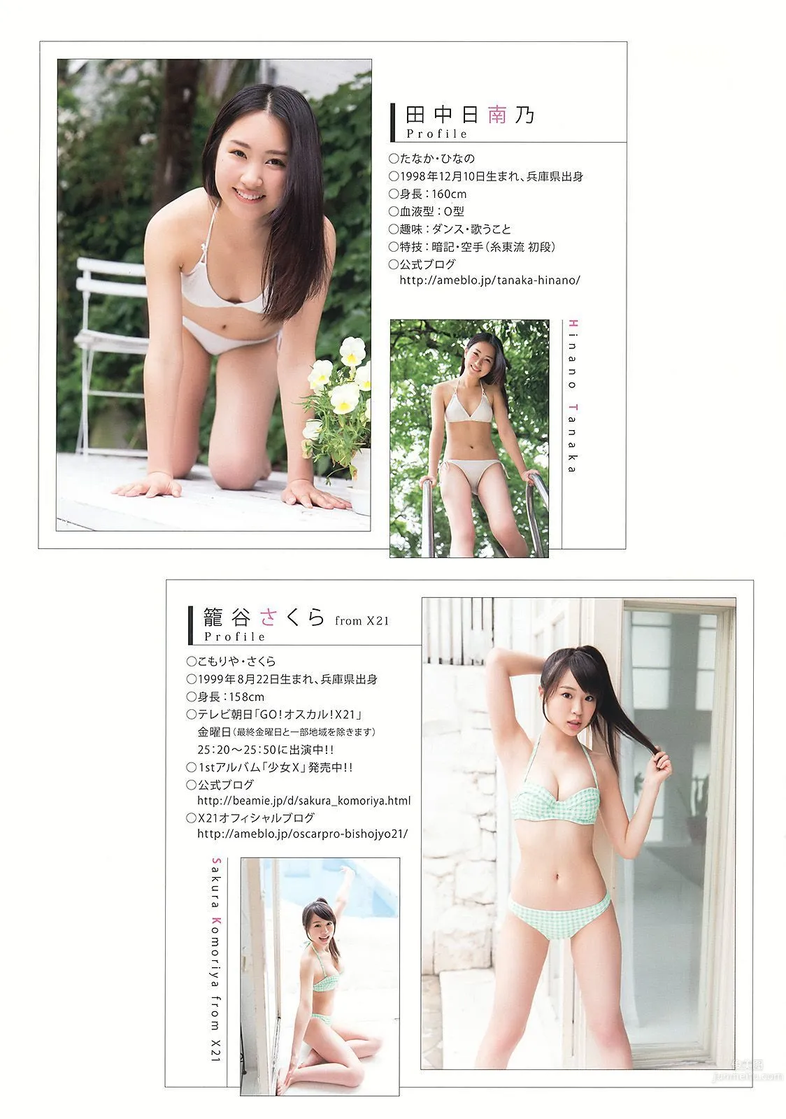 安枝瞳 小宮有紗 谷口愛理 京佳 田中日南乃 籠谷さくら [Young Animal] 2015年No.12 写真杂志29