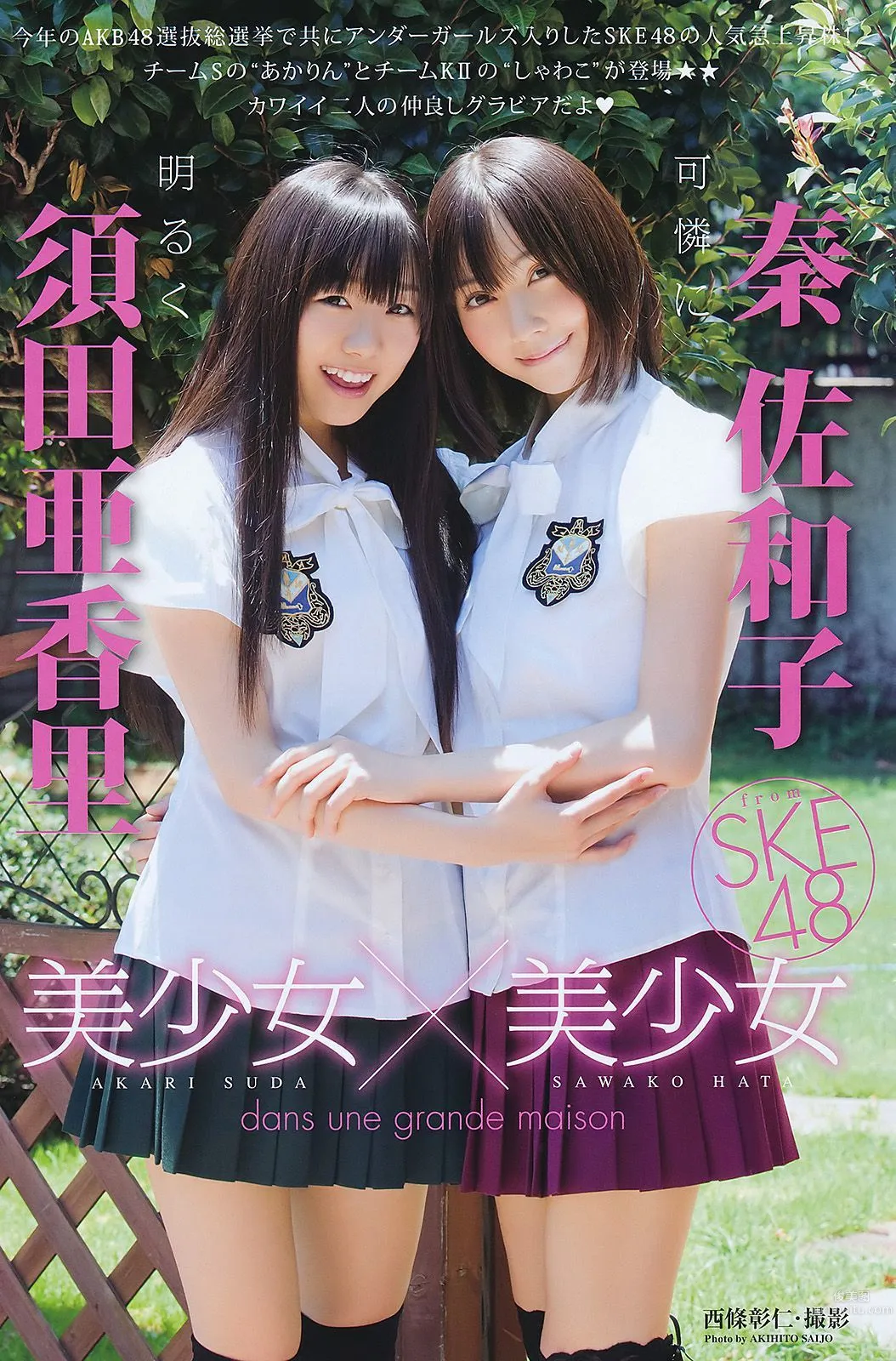 松井玲奈 高柳明音 篠崎愛 須田亜香里 秦佐和子 佐藤聖羅 [Young Animal] 2011年No.16 写真杂志14