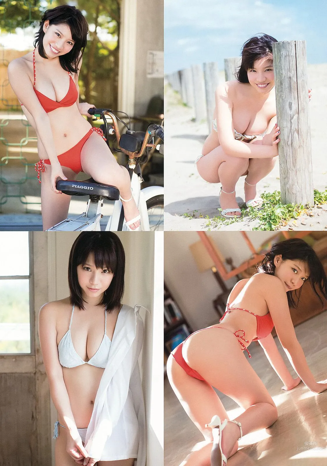 仙石みなみ 佐藤ありさ 久松かおり 天木じゅん 澤田夏生 ゆうみ [Young Animal] 2014年No.22 写真杂志20