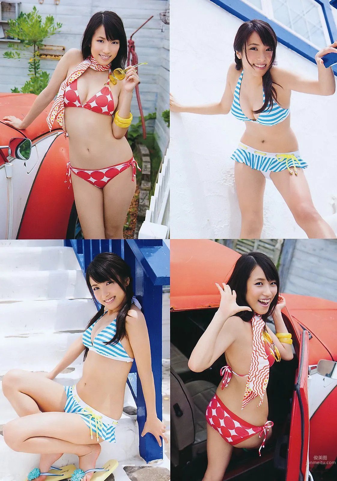 松井玲奈 高柳明音 篠崎愛 須田亜香里 秦佐和子 佐藤聖羅 [Young Animal] 2011年No.16 写真杂志22