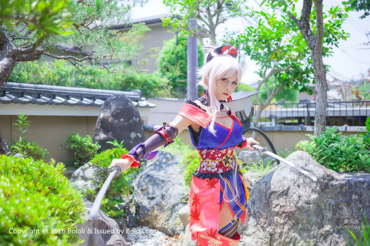 夏美酱《宫本武藏一破COS》 [Bololi波萝社] BOL.079 写真集18