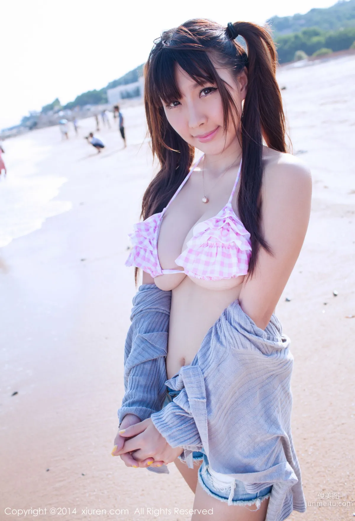 李镇姬/晓茜sunny《爆乳内衣+海边系列》 [秀人网XiuRen] No.227 写真集45